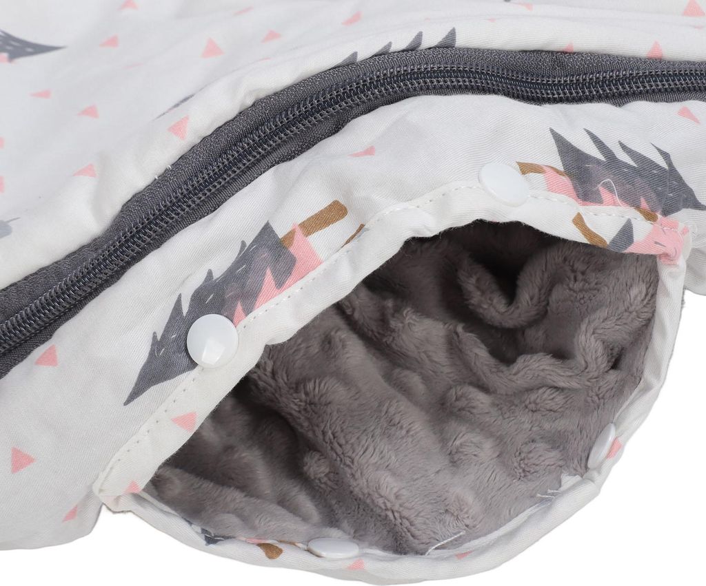 Winter-Baby-Autositzbezug, superwarm, Flanell, wasserdicht, winddicht, 360-Grad-Autositz-Überdachungen, Baum bedruckt