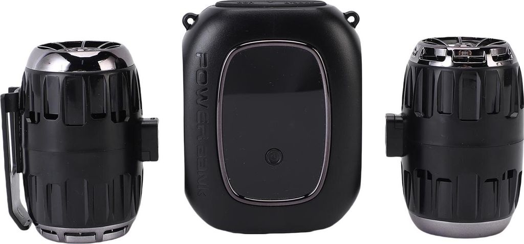Hals Fans Portable hohe Geschwindigkeit Double Turbine Low Noise Rechargeable große Kapazität Power Bank Taille Fans für Outdoor