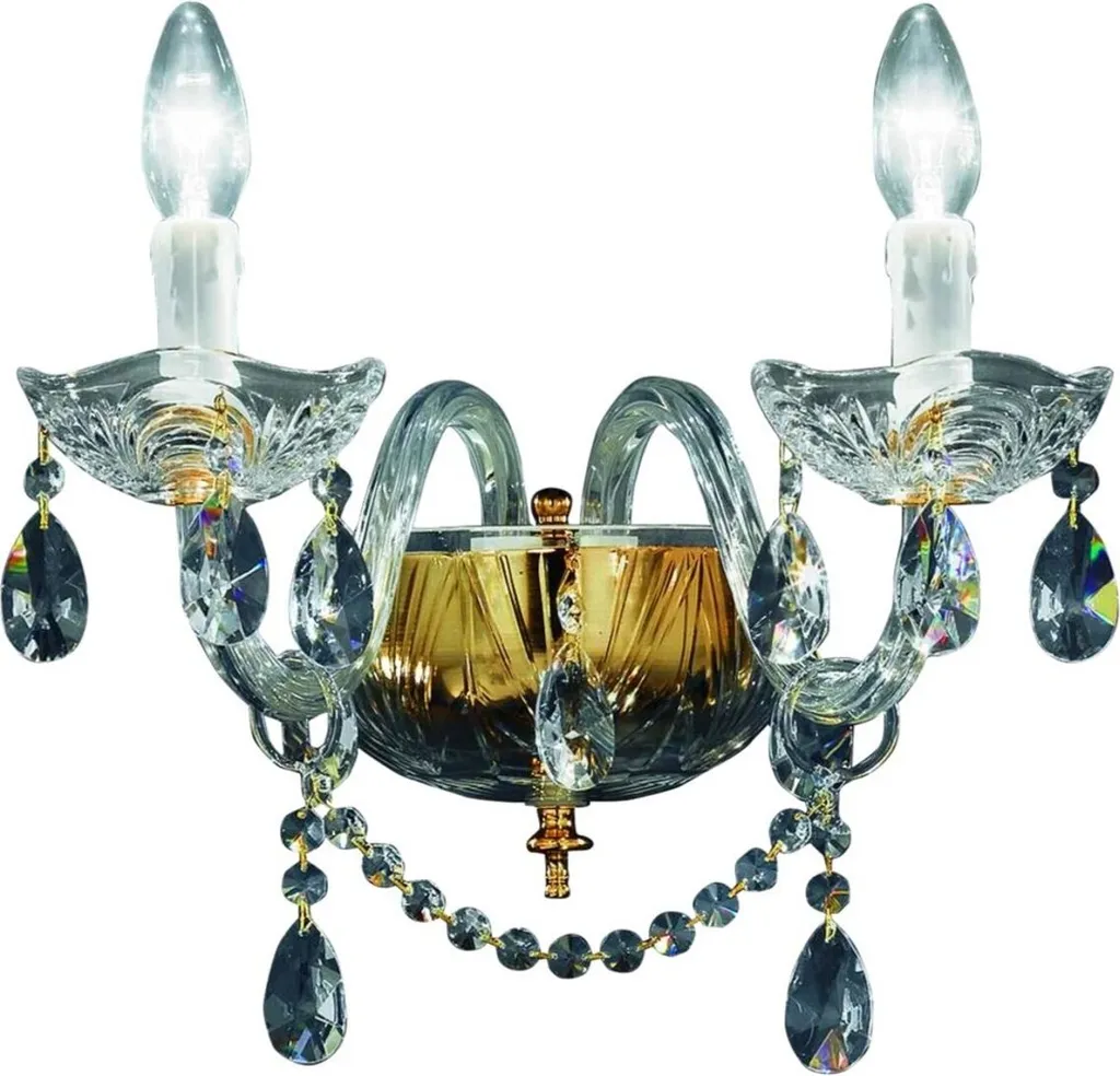 Applique murale baroque cristal : sublimez vos murs avec luxe et éclat