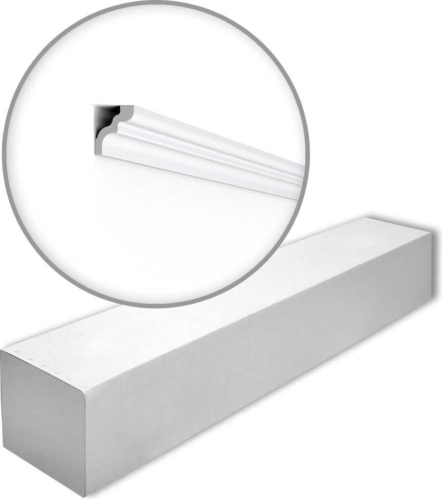 NMC D-box NOMASTYL Eckleisten 1 Karton SET mit 54 Stuckleisten | 108 m