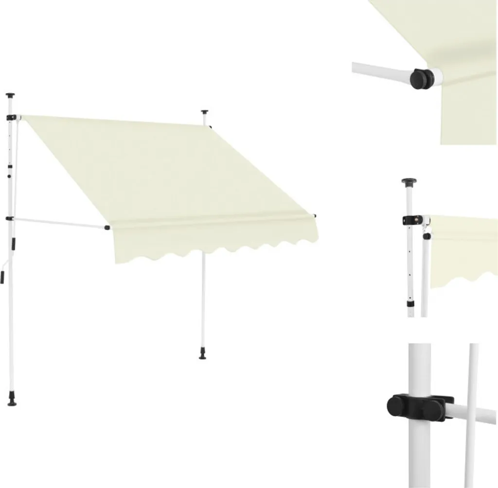 Tenda da Sole Esterno 200cm Crema vidaXL - Stile e Protezione