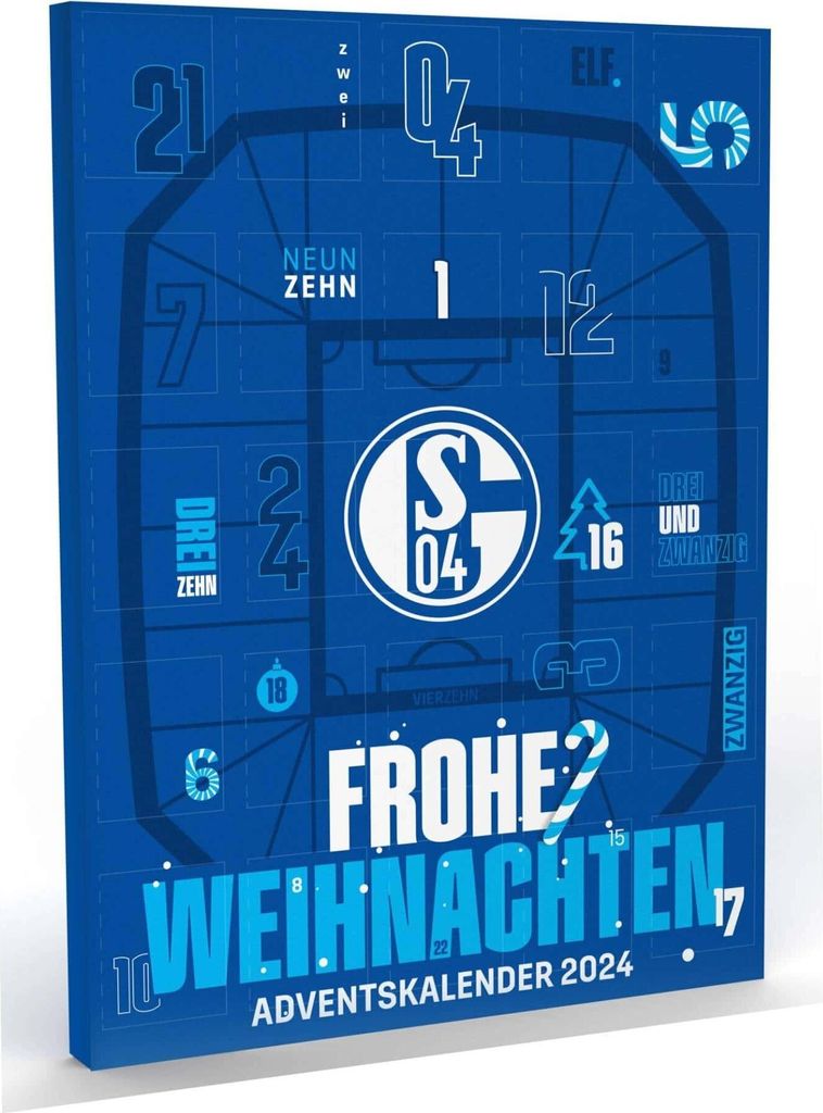 FC Schalke 04 Adventskalender Weihnachtskalender S04 Produktbild 