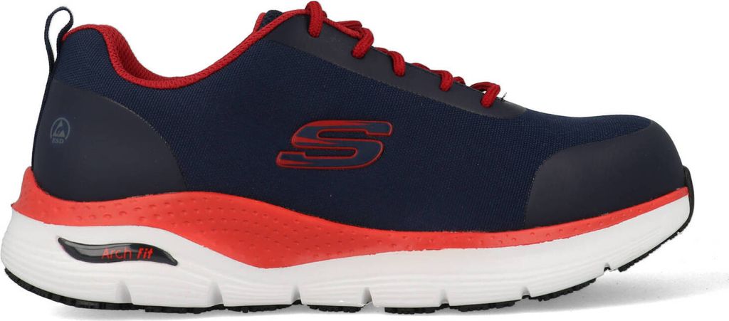 Skechers Werkschoenen Arch Fit SR - Ringstap 200086EC/NVRD Blau-41