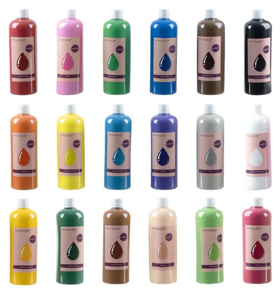 Maaleo 26341 Plakatfarben 18 x 500 ml Produktbild 