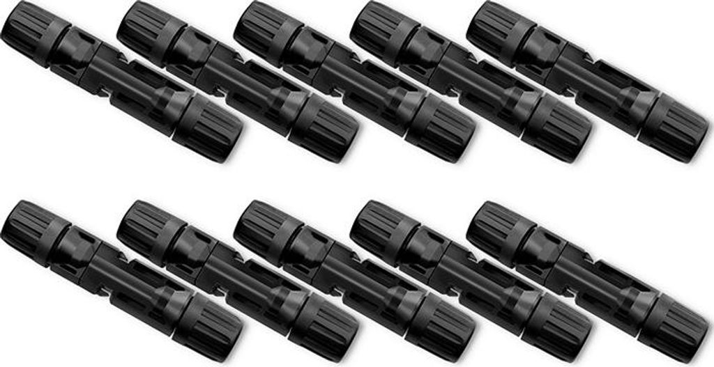 Qoltec Solarstecker | MC4 Stecker | 1000V | Stecker + Produktbild 