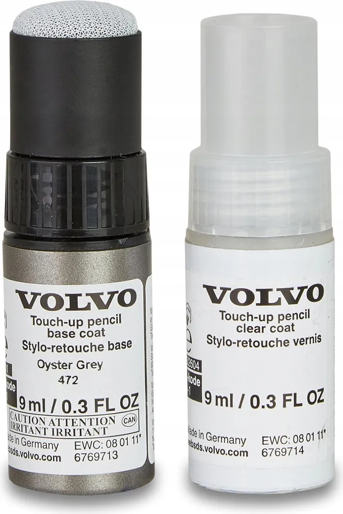 Effacer Rayure Volvo Auster Grau 472 Stylo Peinture Anti-Corrosion