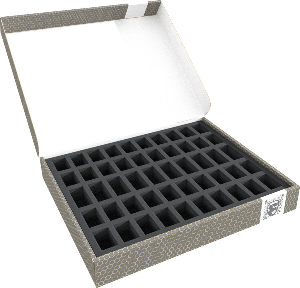 Lagerbox für 50 Miniaturen mit Schaumstoffeinlage Produktbild 