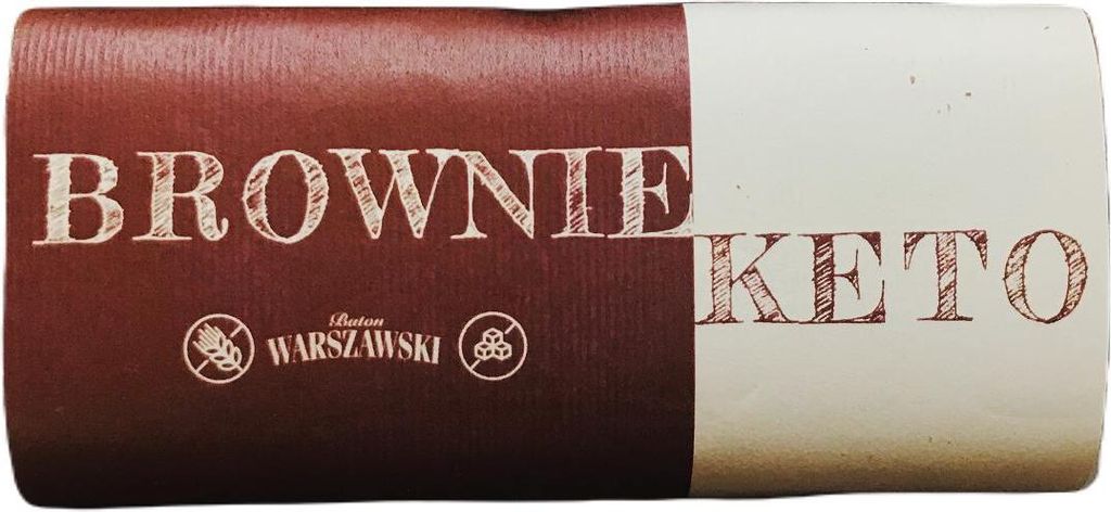 BATON BROWNIE KETO BEZ DODATKU CUKRÓW BEZGLUTENOWY 50 g - WARSZAWSKI