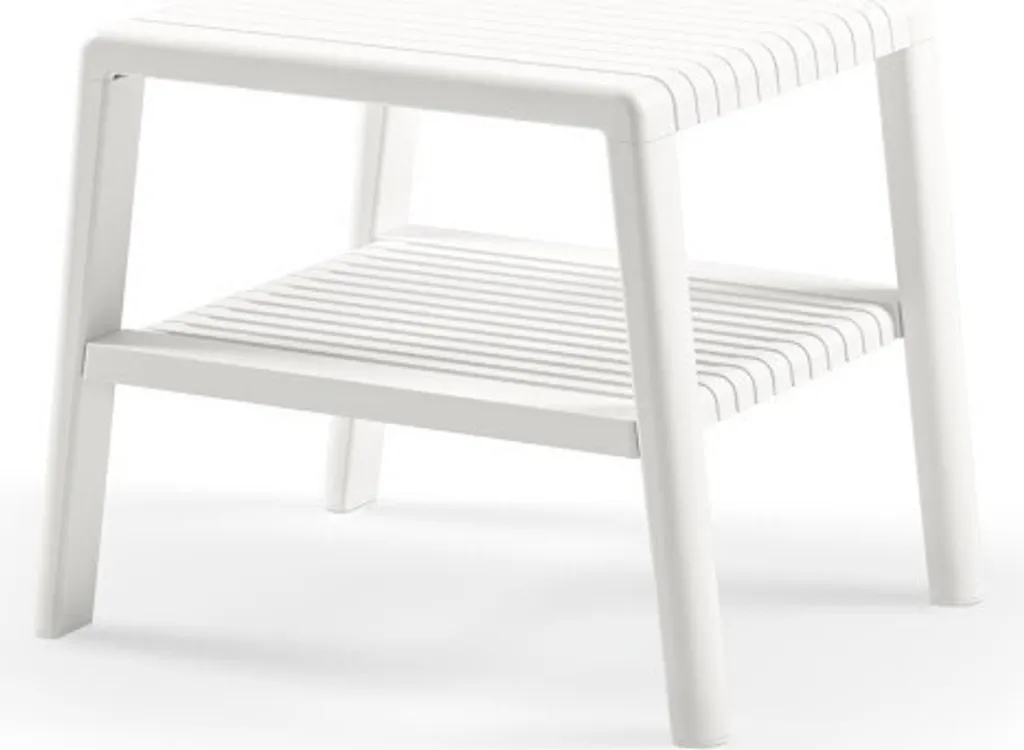 Skye Decor, Joker - Avorio, Bianco, Tavolino, Avorio, 100% POLIPROPILENE, 43 x 43 x 54 cm