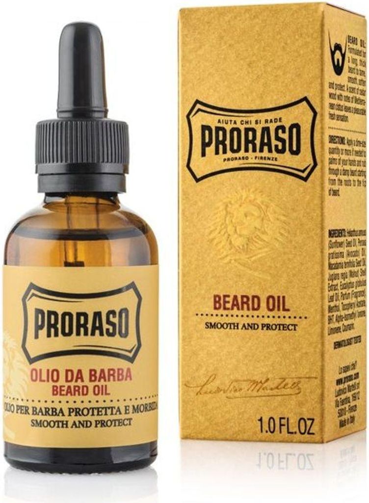 Olejek do brody Proraso Smooth And Protect 30ml Zdjęcie produktu 
