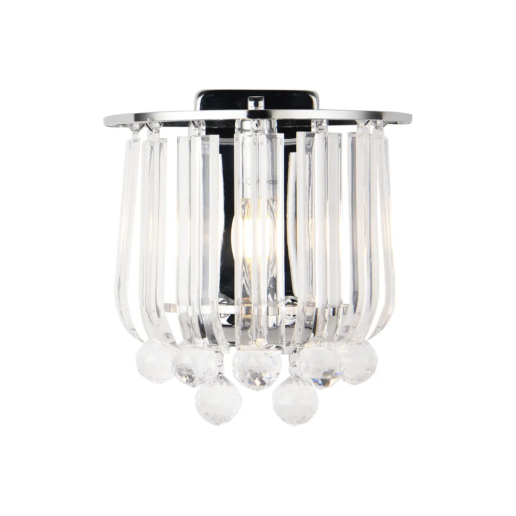 Applique murale cristal Alnwick : illuminez vos couloirs sombres avec chic