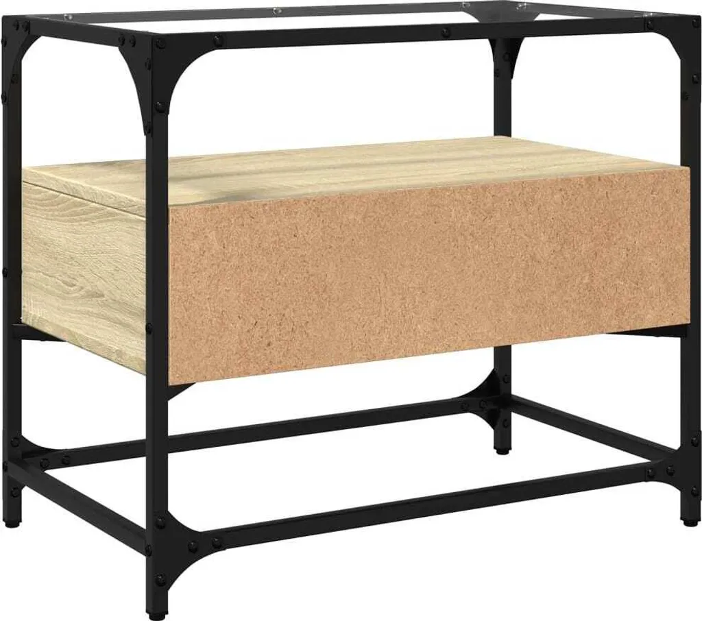 Mobiletto Porta TV 60x35x51 Rovere Sonoma | Robusto e Pratico - 7