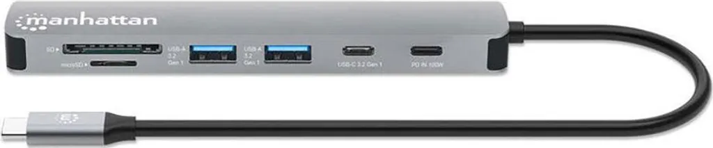 Station USB-C Manhattan pour double écran et télétravail efficace
