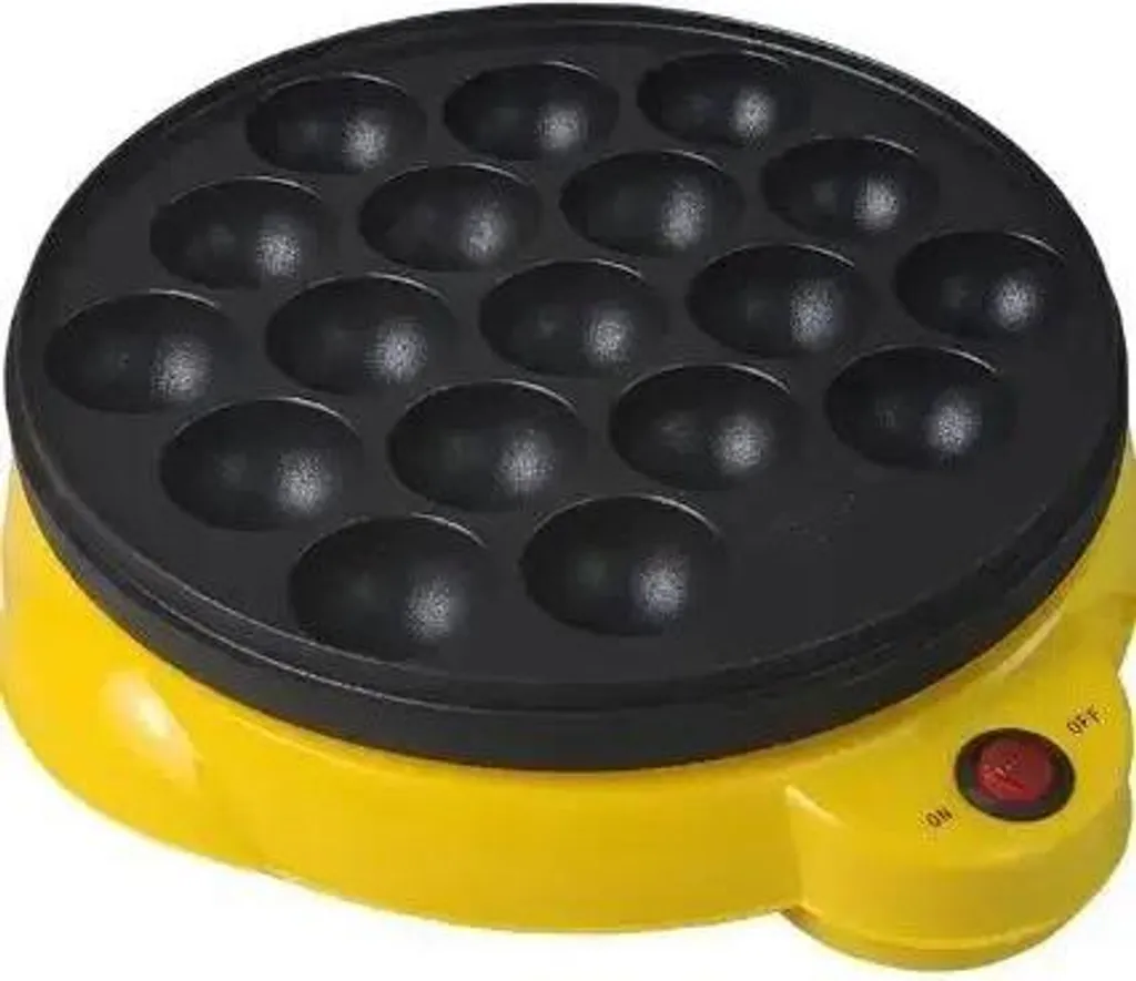 Piastra Grill Gialla Antiaderente | Macchina da Cucina Design Moderno
