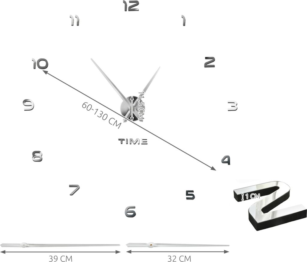 DIY-Wanduhr Ruhhy 22143 Produktbild 2