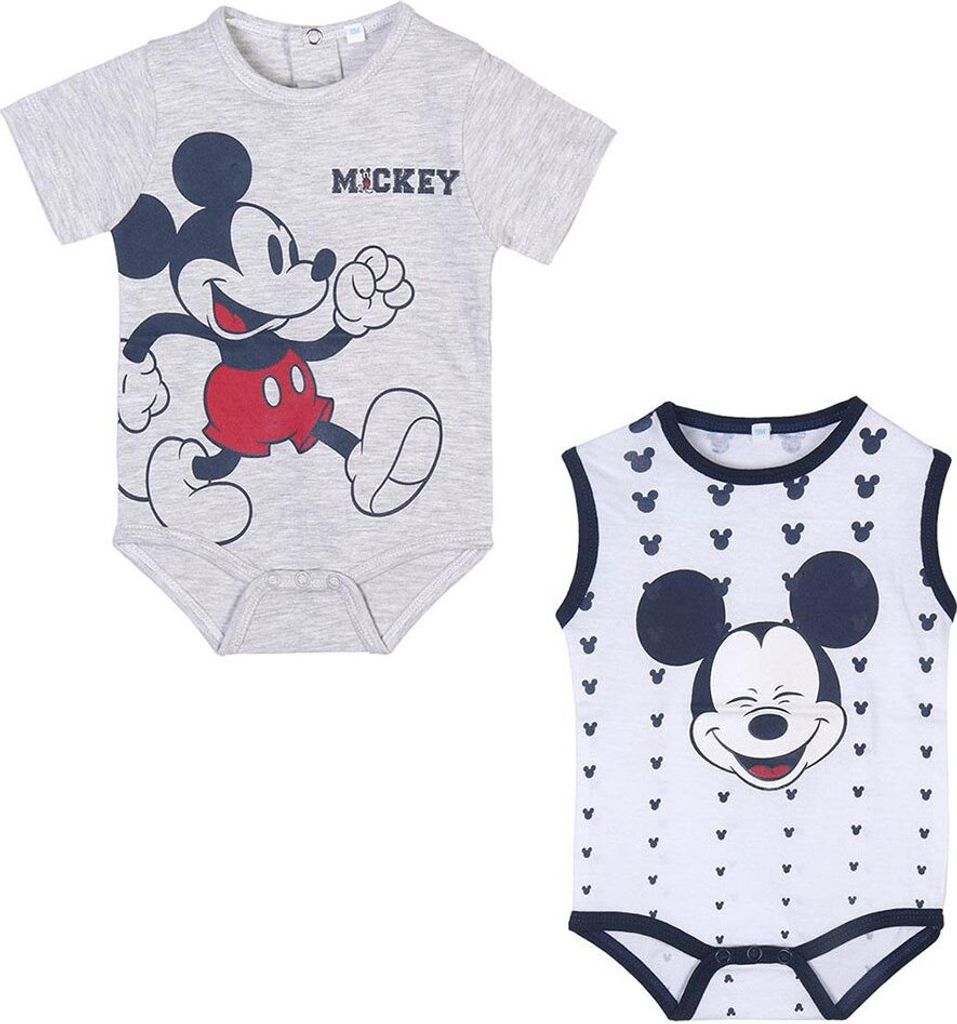 Cerda Group Mickey Kurzärmeliger Body 2 Einheiten Mehrfarbig 9 Months Junge Mehrfarbig 9 Months