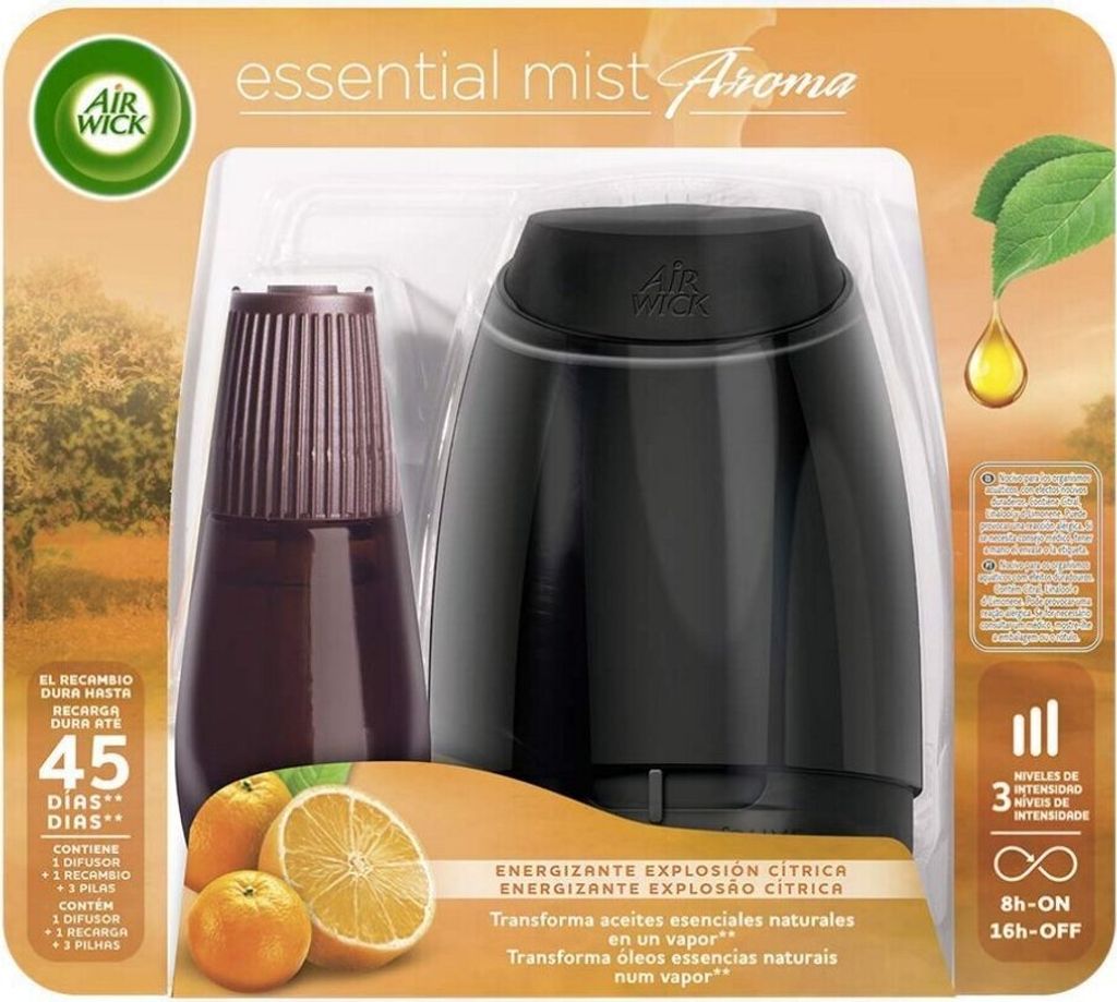 Air-Wick Essential Mist Ambientador Complete Citric 20ml Image du produit 