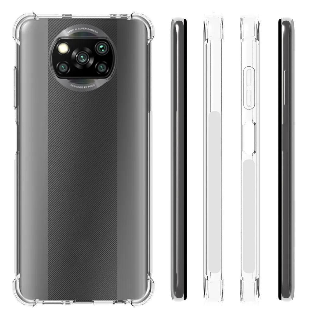 Xiaomi Poco X3 NFC Hülle, LaimTop Crystal Kaufland.de