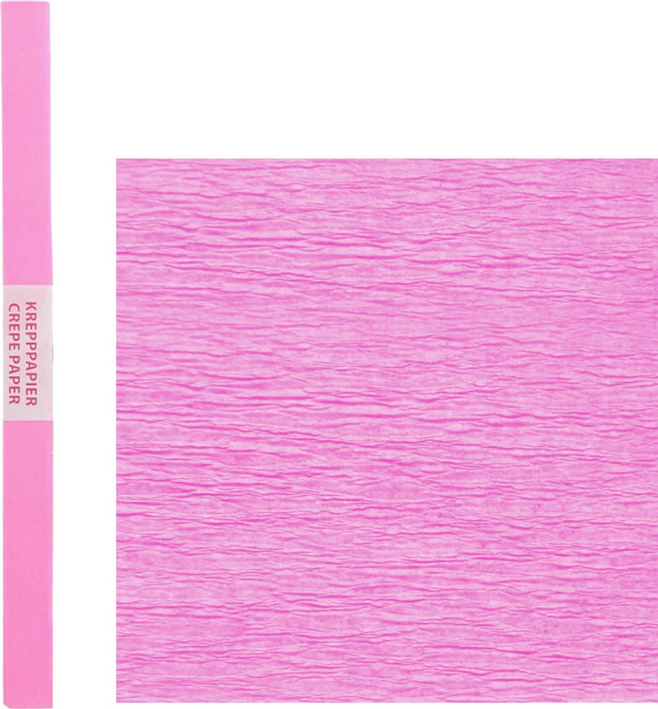Spirit Krepppapier Standard 200 x 50 cm, Farbe:rosa