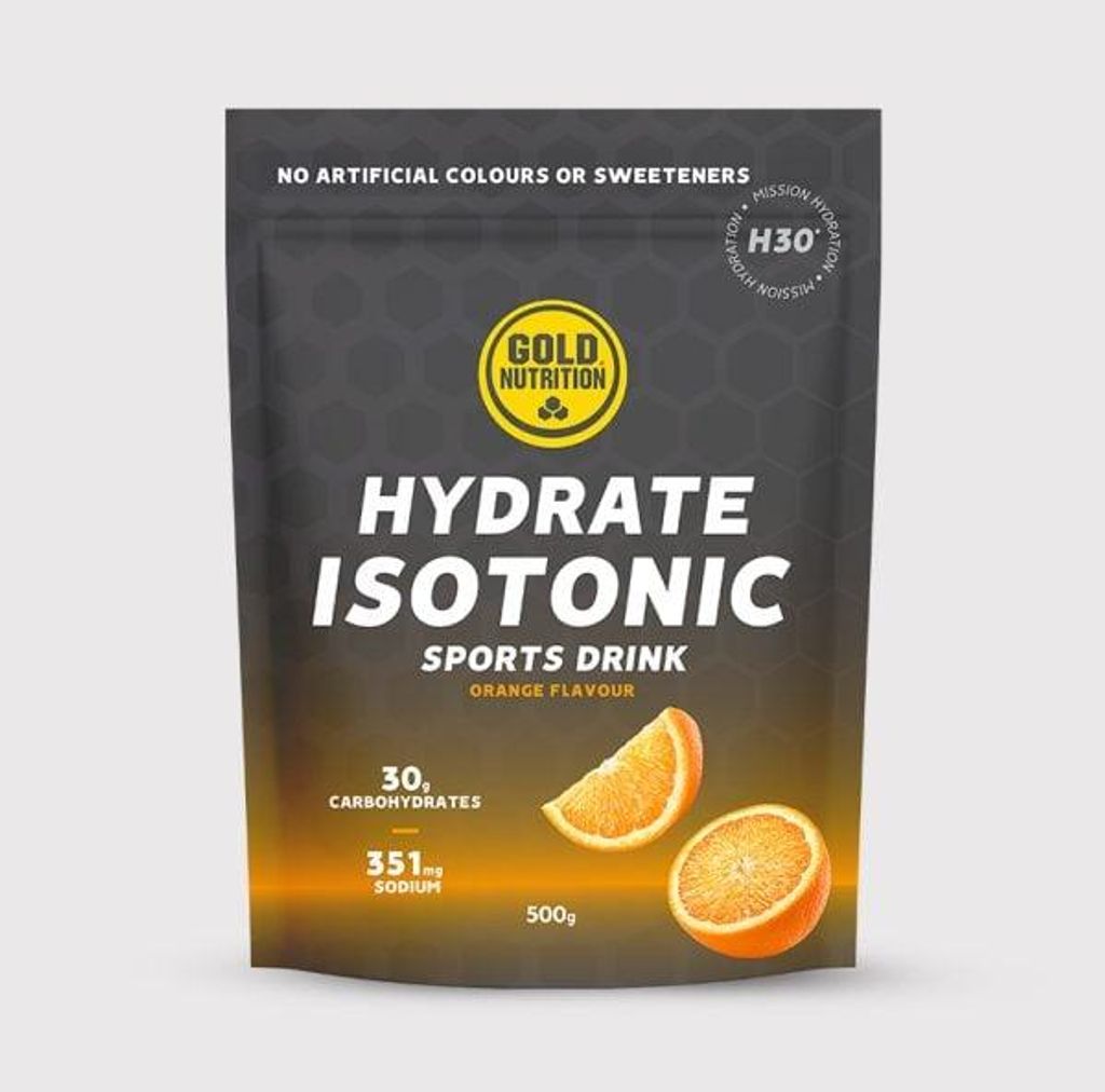 Gold Nutrition Vitamine & Nahrungsergänzungsmittel Hydrate Isotonisches H30 Drink Fuel, Orange