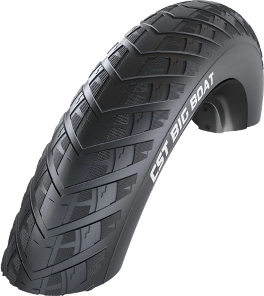 Pneu Vélo CST Big Boat 20x4.00 CTC 60TPI pour Fat Bike Electrique