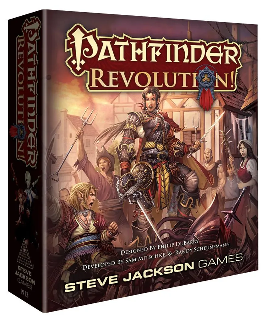 Pathfinder Revolution Jeu de Plateau avec Enchères Secrètes en Anglais