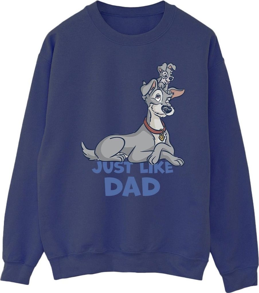 Disney - "Lady And The Tramp Just Like Dad" Sweatshirt für Produktbild 