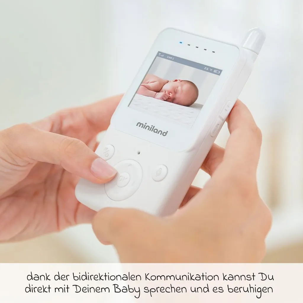 Miniland Digimonitor : Babyphone vidéo haute technologie avec caméra - 5