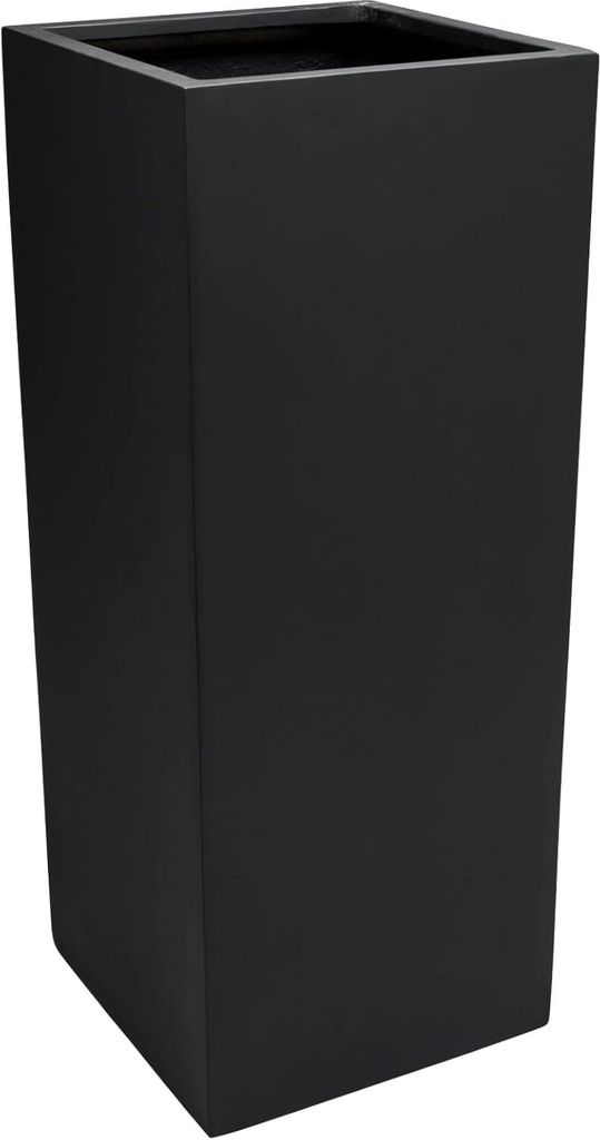 Vaso da fiori BLOCK in fibra di vetro, antracite, 40x40x100 Immagine del prodotto 