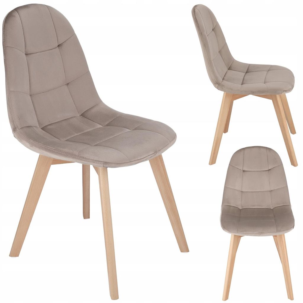 COLIN chaise beige (jeu de pieds + vis) (nouveau code) Image du produit 