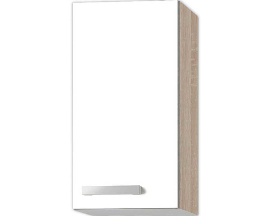 Optifit Hängeschrank Zamora214 BxTxH 30 x 34,6 x 57,6 cm weiß matt zerlegt Anschlag reversibel KUZM O306-9+