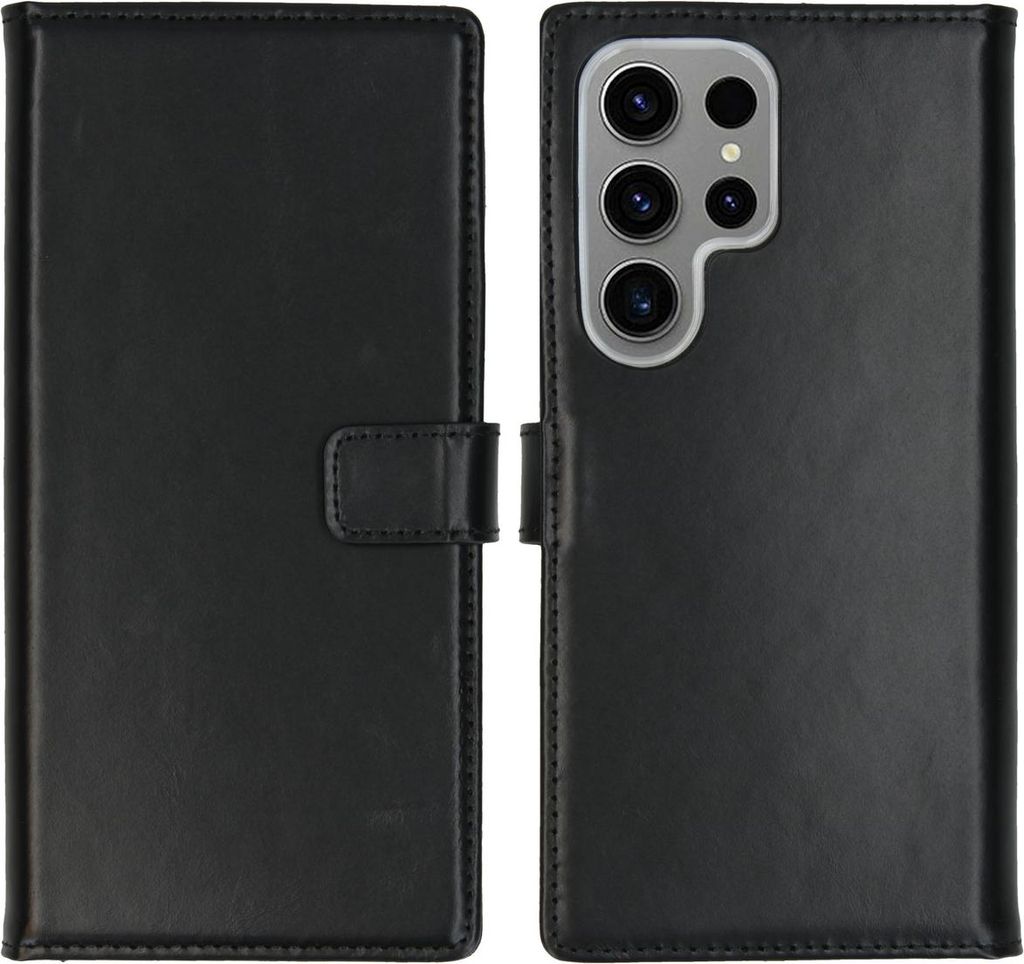 Selencia Genuine Leather Bookcase dla Samsung Galaxy S24 Zdjęcie produktu 