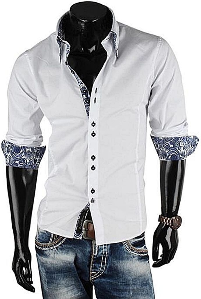 Brandneu Designer Hemd CARISMA Weiß uni CRM8173 XXL Produktbild 
