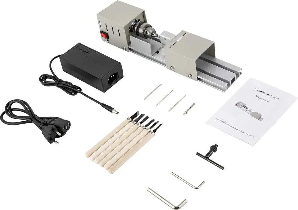 Polisseuse de Table Compacte à Double Axe - Station de Ponçage 96W 24V