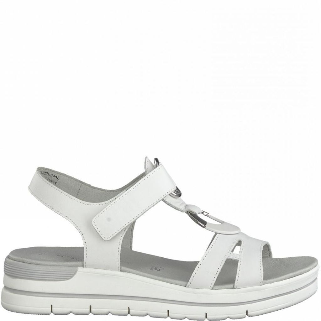 Marco Tozzi Damen Klassische Sandalen 28522-100 Farbe: Weiß Größe: 36