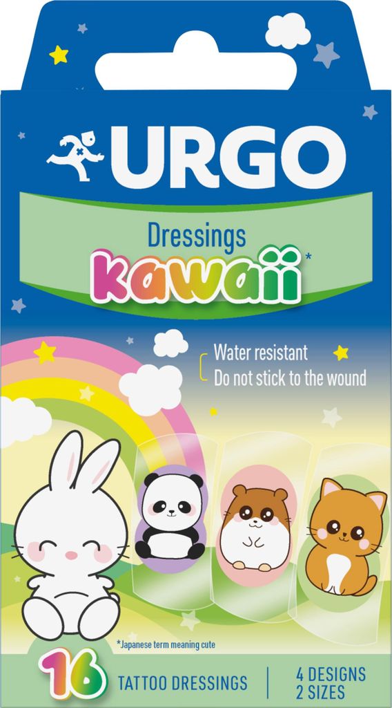URGO KAWAII Pflaster für Kinder 16 Stück