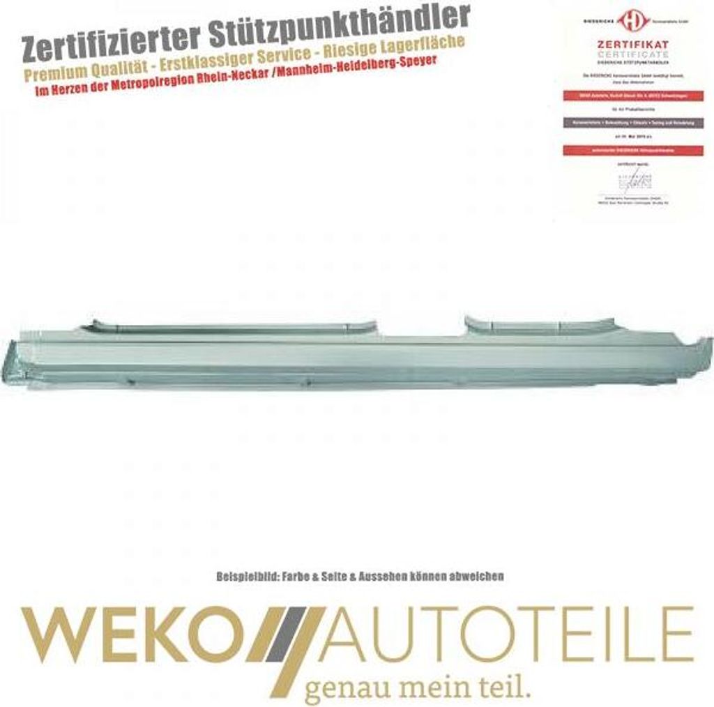 Einstiegblech links DIEDERICHS 9318041 für OPEL