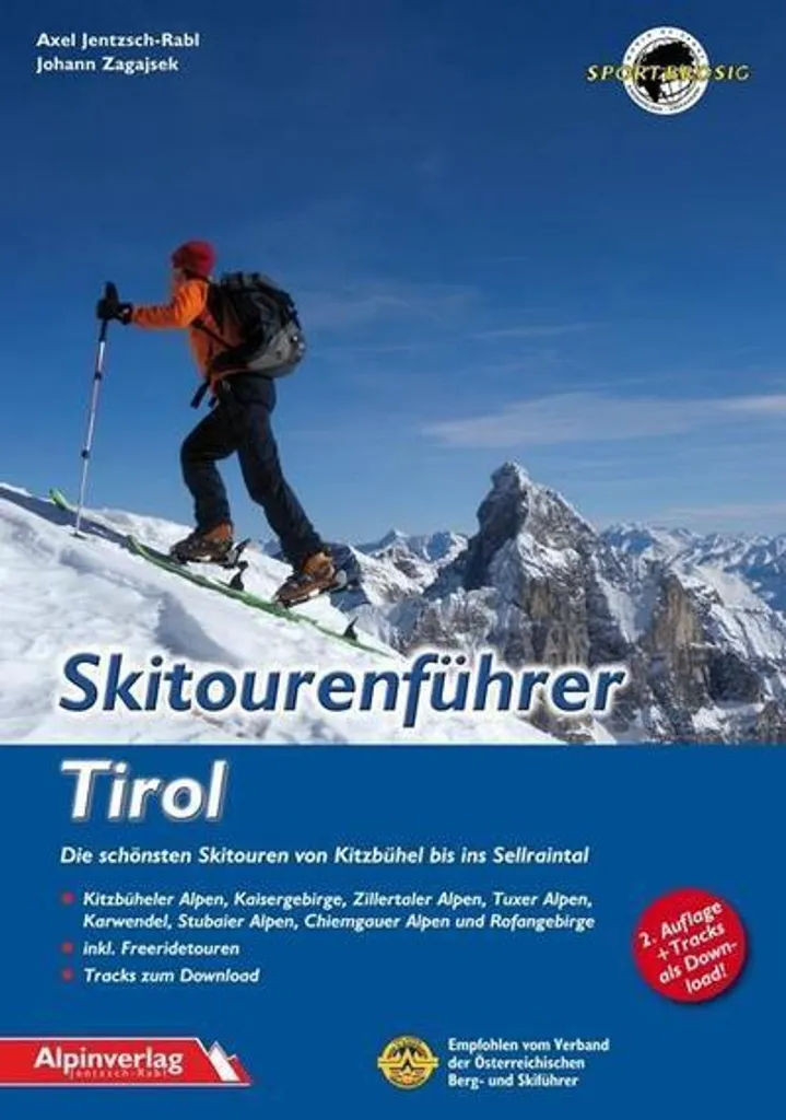 Guide ski de rando Tirol : 150 itinéraires détaillés avec cartes et GPS