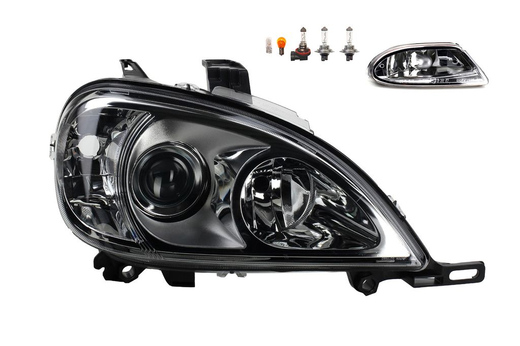 Johns, Scheinwerfer passend für Mercedes W163 M-Klasse 10/01-06/05 H7 Re.+Nebel+Leucht. 1638204661 A1638204661 1638200428 1638200228 A1638200228 A...