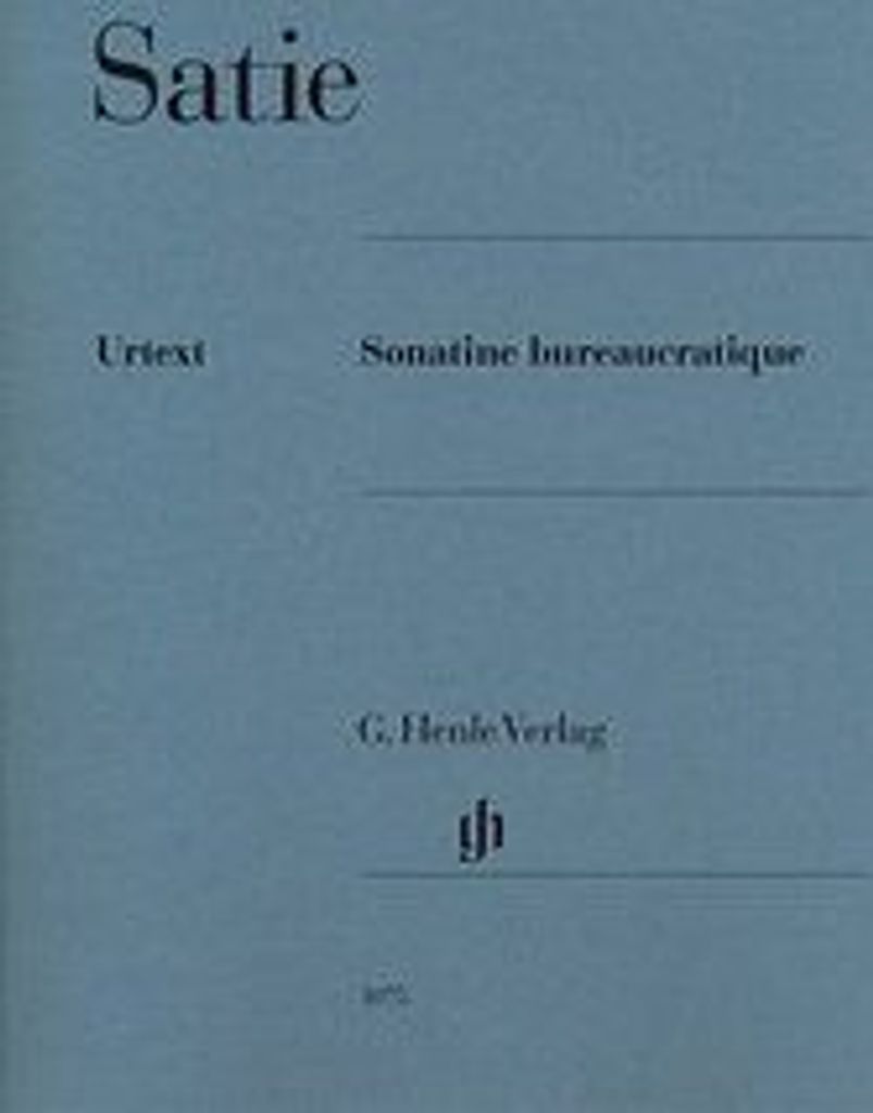Satie, E: Sonatine bureaucratique für Klavier