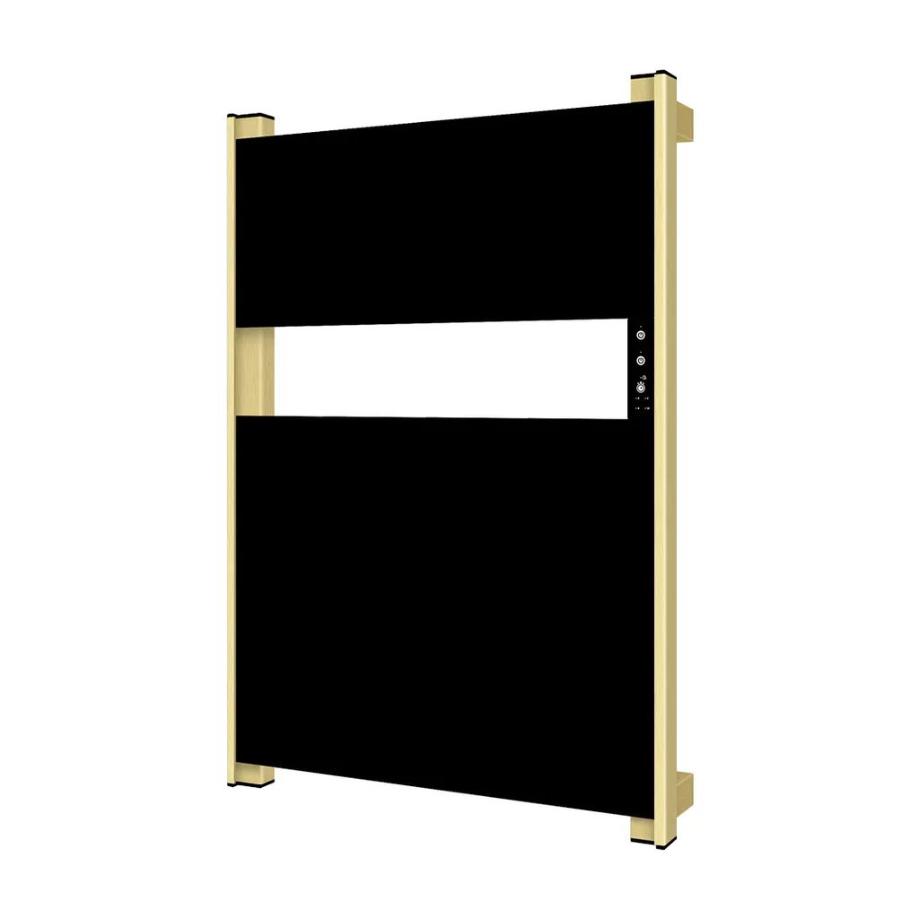 Panneau chauffant électrique mural noir 90W format slim gain de place - 4
