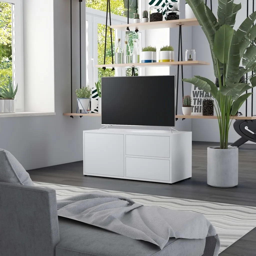 Maison Exclusive Mobile TV Bianco 80x34x36 cm - Arredo Soggiorno Moderno