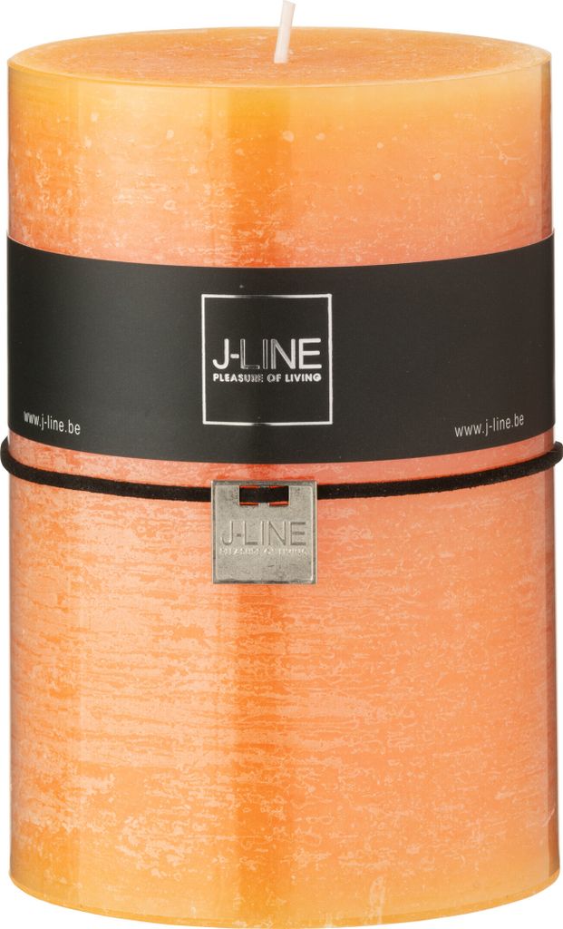 J-Line Zylinderkerze Hellorange Extra Large 95S
