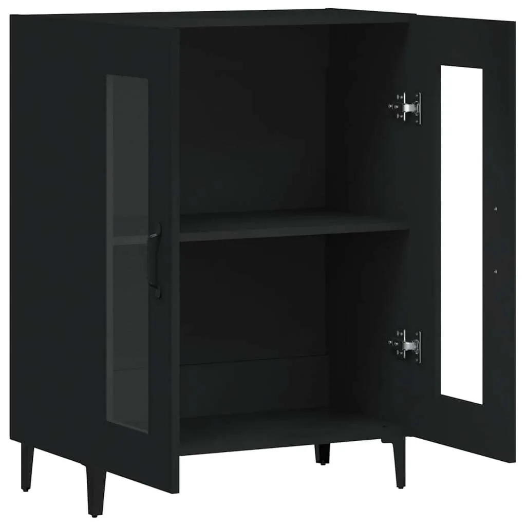 Vetrinetta Nera 90cm Mobili2025 | Cassettiera Multiuso Design - 5