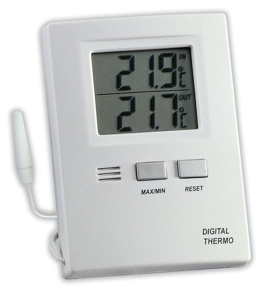 Digitales Innen-Außen-Thermometer mit Kabelfühler, 30.1012, Produktbild 