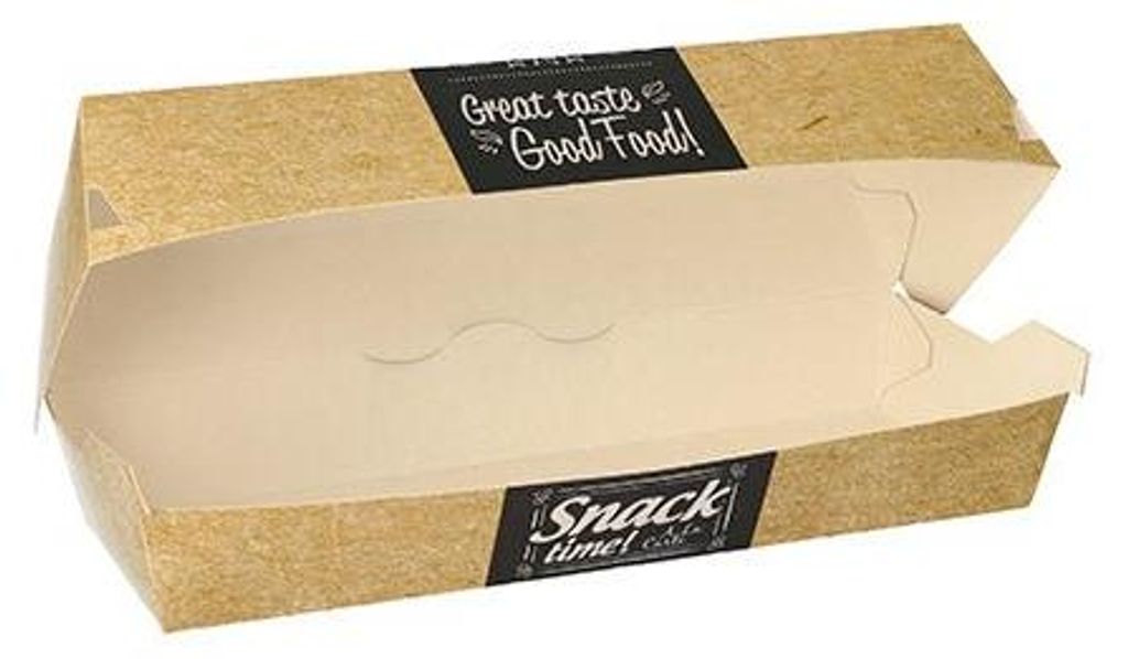Baguetteboxen, Pappe "pure" 6,5 cm x 7,5 cm x 21 cm "Good Produktbild 
