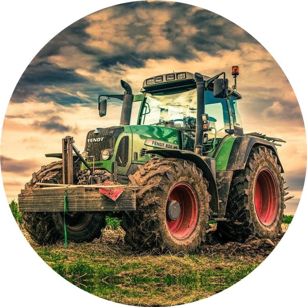 Tortenwaffel TRAKTOR AGRICULTURAL TRAILER Muster10 Produktbild 