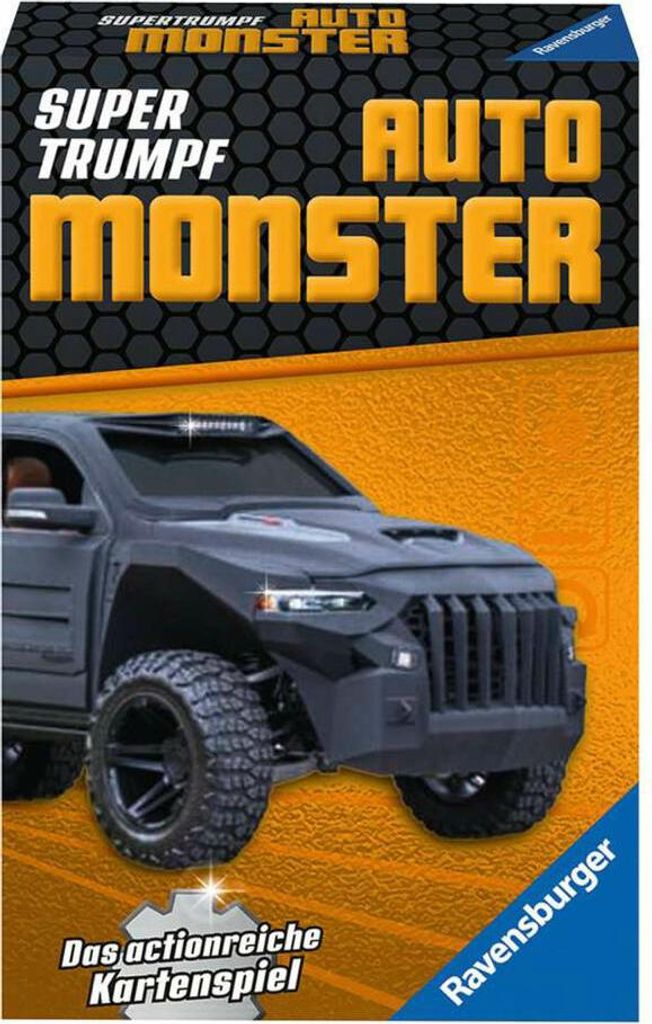 Ravensburger Supertrumpf Auto Monster, Kartenspiel, Trumpf, Immagine del prodotto 