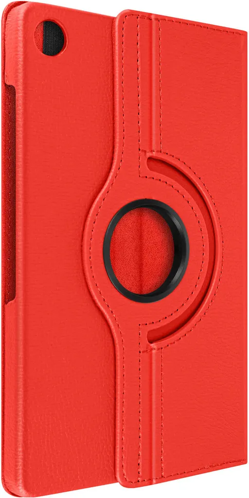 Custodia Rotante Elegante per Samsung Galaxy Tab A9+ Rosso - 360°