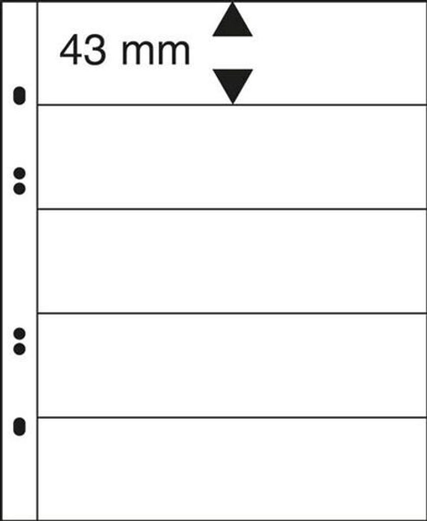 Lindner MU1315 Multi collect Blätter-schwarz